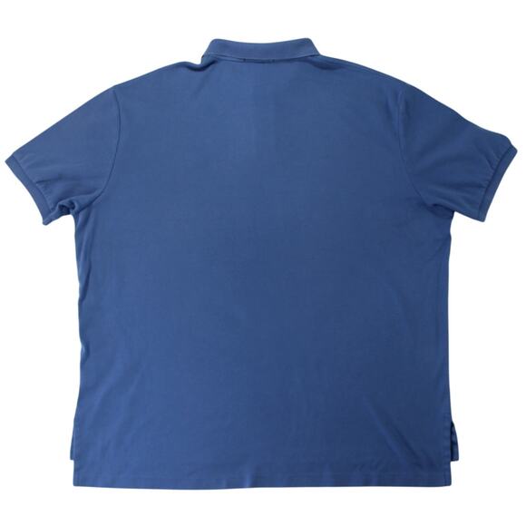Polo Ralph Lauren Men’s XXL Blue Polo Shirt Red Logo Classic Fit Cotton - Picture 2 of 8